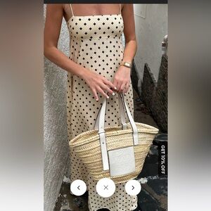 Commense Cream and Black Maxi Dress